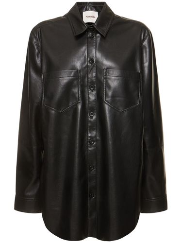 Giana Faux Leather Overshirt - NANUSHKA - Modalova