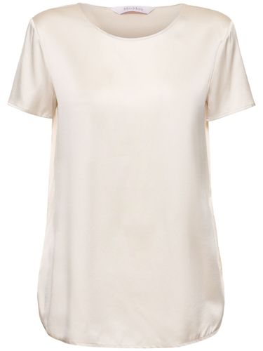 Cortona Silk Satin T-shirt - MAX MARA - Modalova