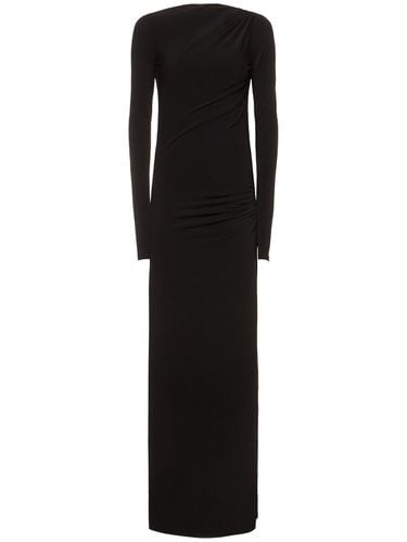 Sophie Open Back Jersey Maxi Dress - THE ANDAMANE - Modalova