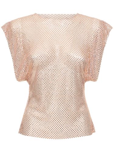 Embellished Net Top - PHILOSOPHY DI LORENZO SERAFINI - Modalova