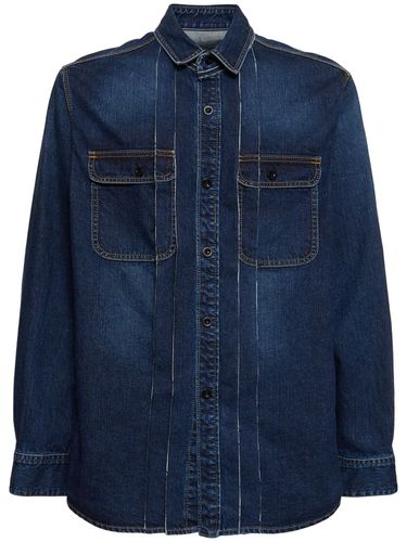 Denim Cotton Shirt - SACAI - Modalova