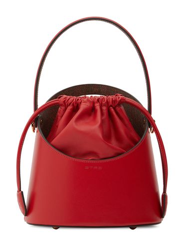 Medium Saturno Leather Bucket Bag - ETRO - Modalova