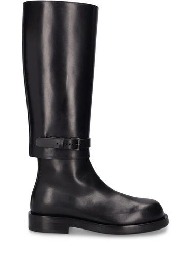 Mm Ted Leather Riding Boots - ANN DEMEULEMEESTER - Modalova