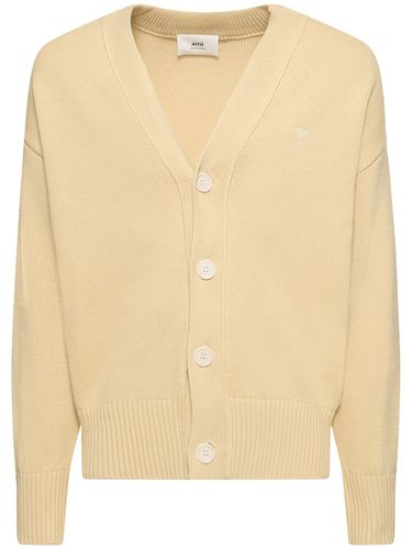 Adc Cotton & Wool Cardigan - AMI PARIS - Modalova