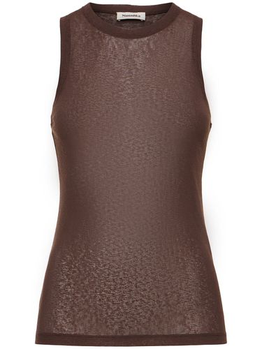 Anneke Mesh Jersey Top - NANUSHKA - Modalova