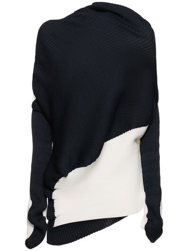 Satin Jersey Turtleneck L/s Top - ISSEY MIYAKE - Modalova