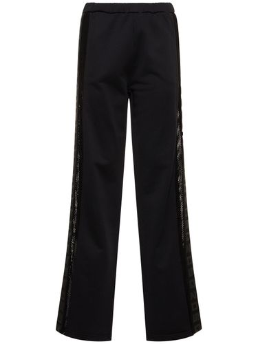 Logo Cotton Blend Wide Sweatpants - DSQUARED2 - Modalova