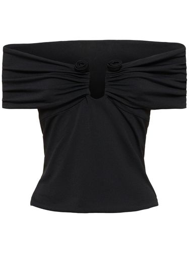 Jersey Off-the-shoulder Top - MAGDA BUTRYM - Modalova