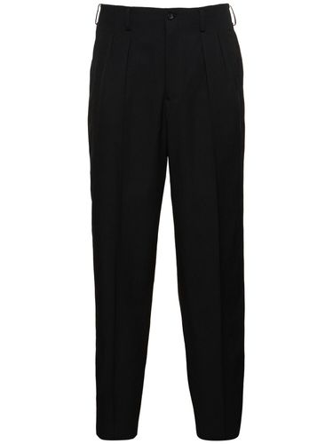 Z-2 Tucked Gabardine Wool Pants - YOHJI YAMAMOTO - Modalova