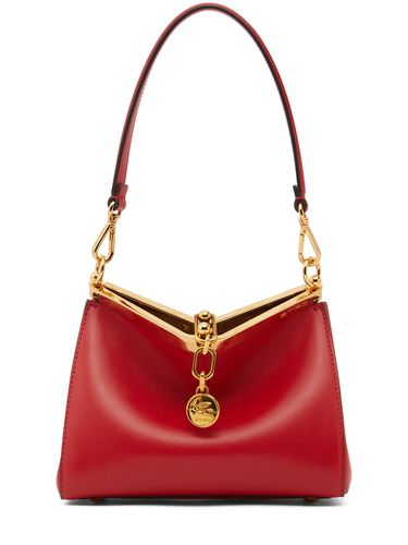 Small Vela Leather Shoulder Bag - ETRO - Modalova