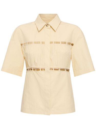 Satu Pleated Poplin Shirt - NANUSHKA - Modalova