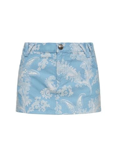 Foam Cotton Jacquard Mini Skirt - VIVIENNE WESTWOOD - Modalova