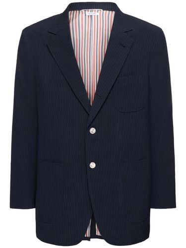 Single Breast Wool Blazer - THOM BROWNE - Modalova