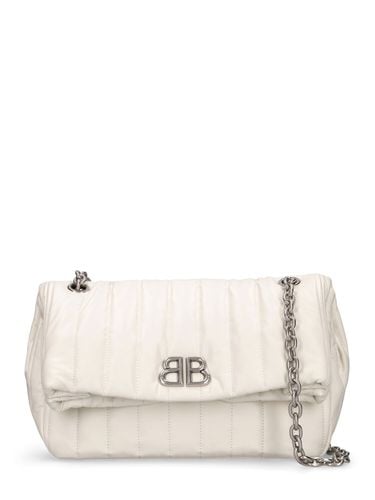 Bolso Monaco De Piel Acolchada Con Cadena - BALENCIAGA - Modalova