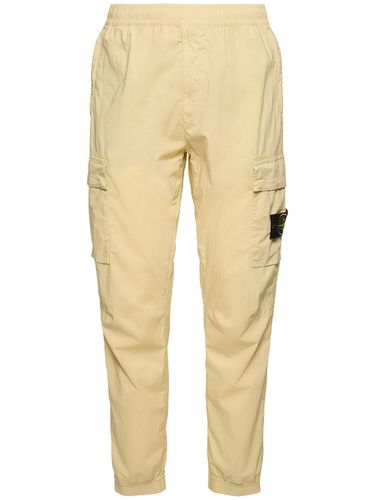 Brushed Cotton Sweatpants - STONE ISLAND - Modalova