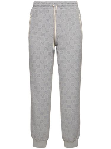 Gg Detail Nylon Track Pants - GUCCI - Modalova