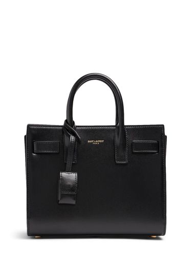 Bolso Nano Sac De Jour De Piel Con Asas - SAINT LAURENT - Modalova