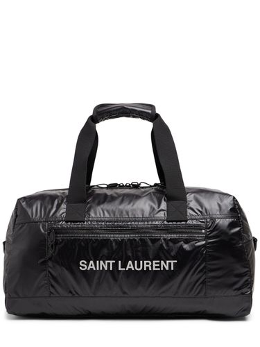 Logo Nylon Ripstop Duffle Bag - SAINT LAURENT - Modalova