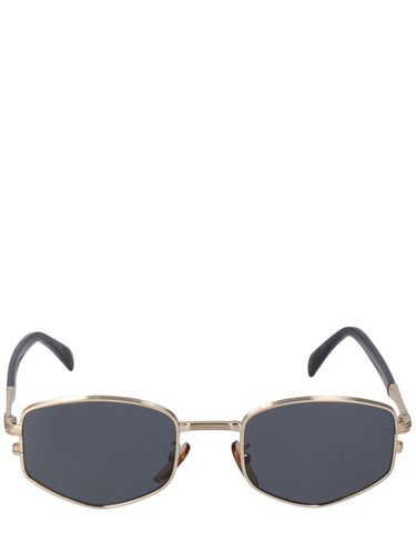 Db Oval Aviator Metal Sunglasses - DB EYEWEAR BY DAVID BECKHAM - Modalova