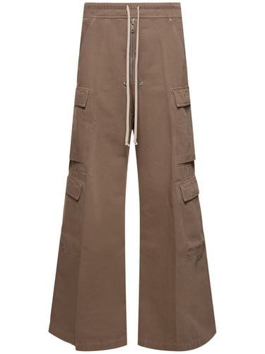 Pantaloni Double Cargo Jumbo Belas In Cotone - RICK OWENS DRKSHDW - Modalova