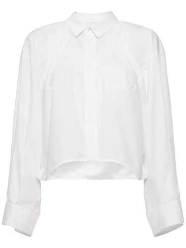 Poplin Shirt W/cocoon Sleeves - SACAI - Modalova