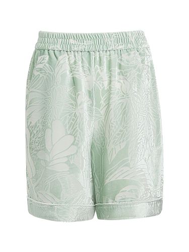 Printed Stretch Silk Shorts - MITHRIDATE - Modalova