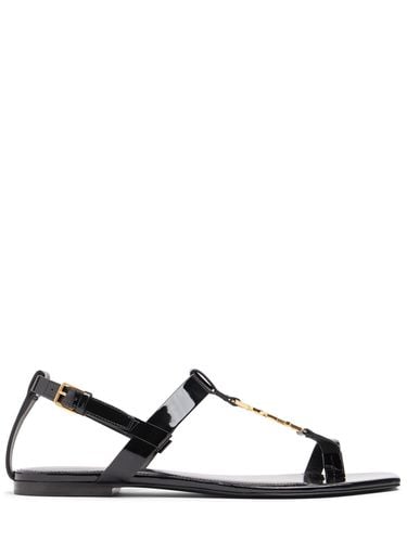 Mm Cassandra Patent Leather Sandals - SAINT LAURENT - Modalova