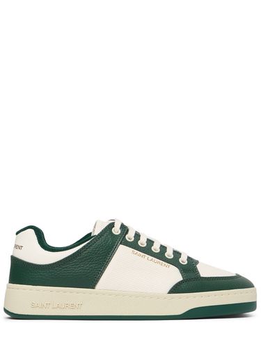 Sl/61 00 Leather Sneakers - SAINT LAURENT - Modalova