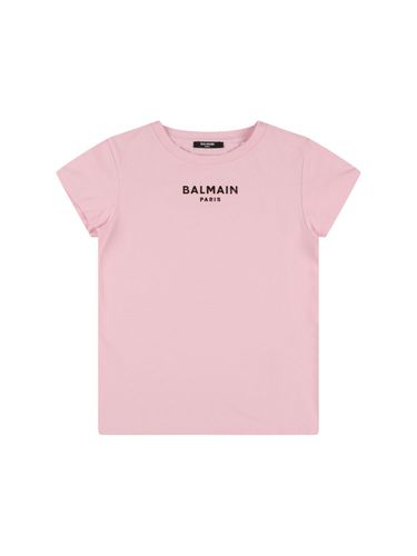 Camiseta De Jersey De Algodón Orgánico - BALMAIN - Modalova