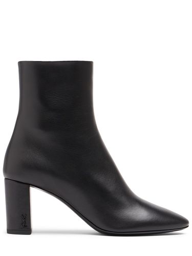 Mm Lou Leather Boots - SAINT LAURENT - Modalova