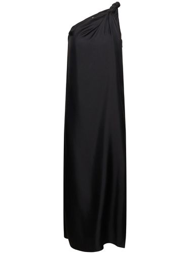 Adela Asymmetric Silk Midi Dress - LOULOU STUDIO - Modalova