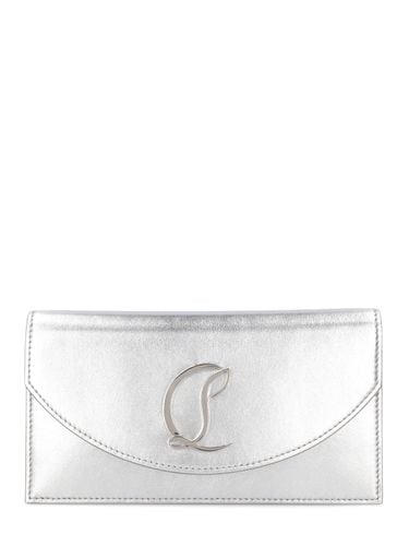 Loubi54 Laminated Leather Clutch - CHRISTIAN LOUBOUTIN - Modalova