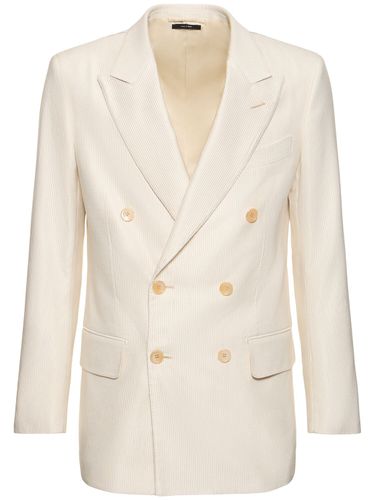 Blazer De Seda Y Algodón - TOM FORD - Modalova