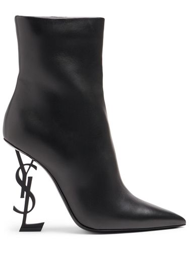 Mm Opyum Leather Boots - SAINT LAURENT - Modalova