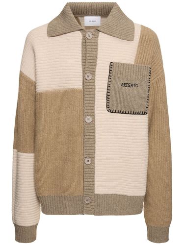 Franco Patchwork Wool Blend Sweater - AXEL ARIGATO - Modalova