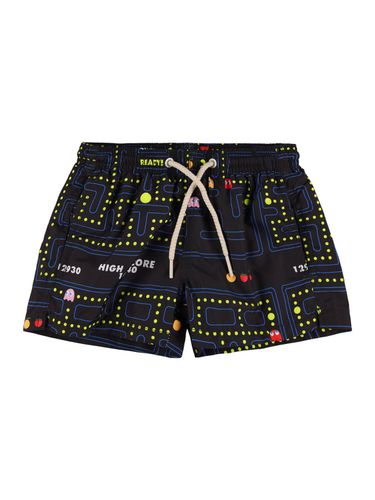 Badeshorts Aus Nylon Mit Pac-man-druck - MC2 SAINT BARTH - Modalova