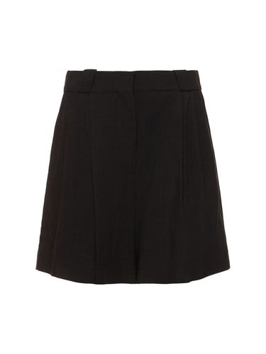 Rox Star Fell Viscose & Linen Shorts - BLAZÉ MILANO - Modalova