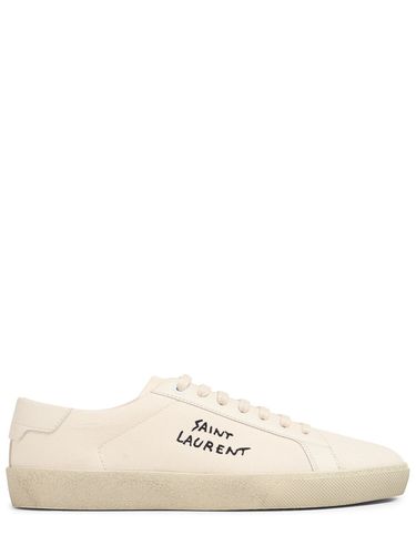 Mm Court Classic Sl/06 Canvas Sneakers - SAINT LAURENT - Modalova