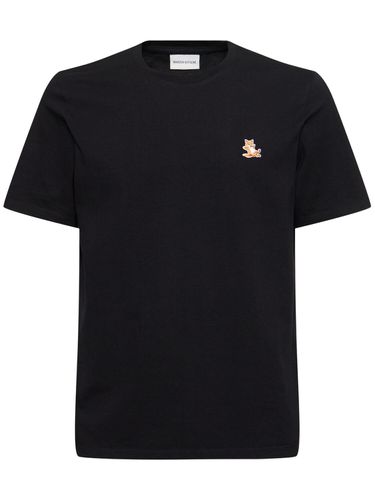 Chillax Fox Patch Regular T-shirt - MAISON KITSUNÉ - Modalova