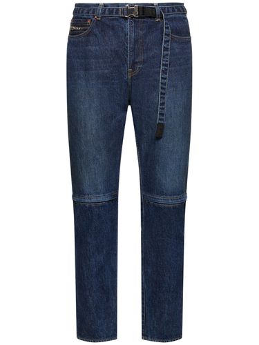 Denim Cotton Pants - SACAI - Modalova