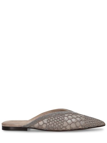 Mm Woven Flat Mules - BRUNELLO CUCINELLI - Modalova