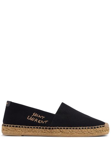 Mm Canvas Espadrilles - SAINT LAURENT - Modalova