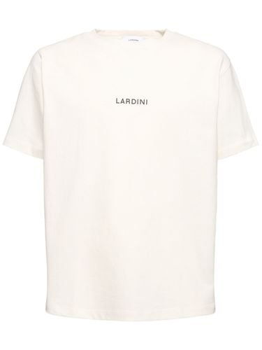 Cotton Crewneck T-shirt - LARDINI - Modalova