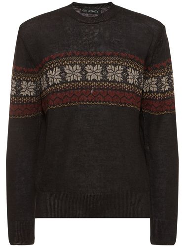 Hemp Knit Crewneck Sweater - OUR LEGACY - Modalova