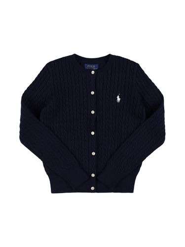 Cárdigan De Punto Grueso De Algodón - POLO RALPH LAUREN - Modalova