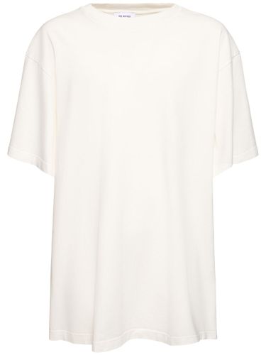 Oversized Cotton Jersey T-shirt - HED MAYNER - Modalova