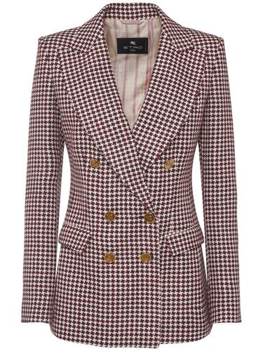 Chaqueta Cruzada De Lana - ETRO - Modalova