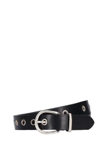 Cm Eyelet Leather Belt - SUNFLOWER - Modalova