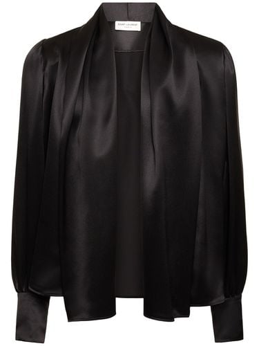 Fluid Silk Shirt - SAINT LAURENT - Modalova