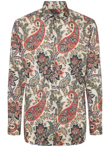 Printed Cotton Shirt - ETRO - Modalova